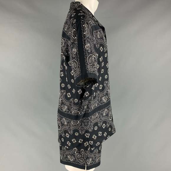 ALEXANDER WANG Black Bandana Silk Camp Set - Picture 3 of 8